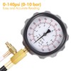 BETOOLL 0-140PSI Fuel Injector Injection Pump Pressure Tester Gauge Kit