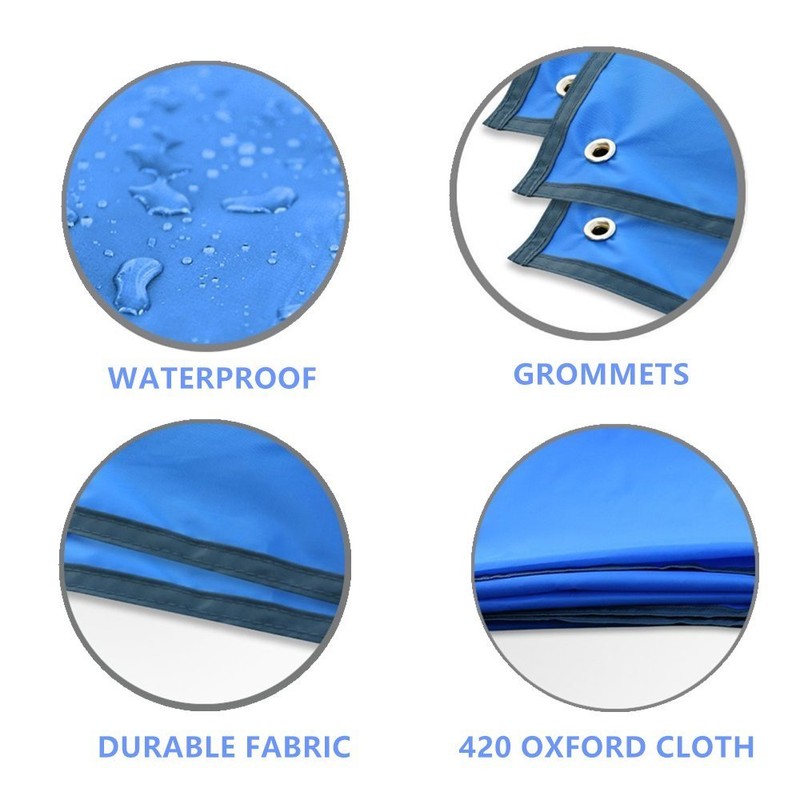 Winise 215cmx215cm Waterproof Tarps Picnic Blanket Mat Camping Moisture Barrier
