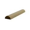 EWHR11 Half Round Moulding Trim, 3/8" x 3/4", Red Oak,