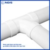 NDS 4P09 3-Way PVC Sanitary Tee Hub Solvent Weld Fitting,