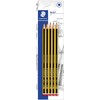 Staedtler 5 Noris Mars Pencils and 3 Erasers Plastic, Phthalate