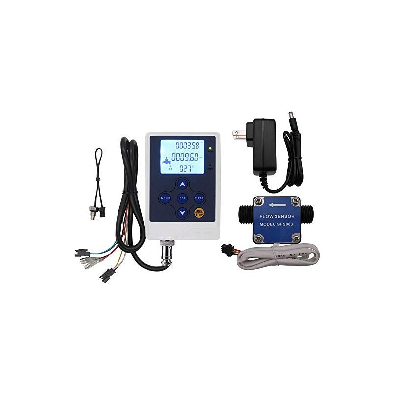 DIGITEN LCD Display Water Flow Control Meter Liquid Quantitative Controller