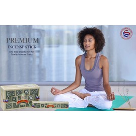 EARTH Satya Super Hit Dharma Incense Sticks 15 GMS (Pack of 12) (Green Certified) Indian Perfumed Hand Rolled Agarbatti Perfect for Worship,Therapy, Relaxation, Medication, Positivity, Healing,Yoga