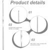 Crochet Hooks, 4 Pcs Stainless Steel Knitting Needles, Crochet Hooks