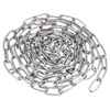 sourcing map Stainless Steel 304 Hardened Proof Coil Chain 1.5m