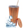 Plastic Cup with Rivets - Double Walled Plastic Cold Cup