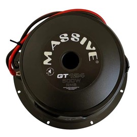 Massive Audio GT12-12" 500 Watts RMS Dual 4 Ohm Subwoofer