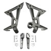 TCT-MOTORPARTS Passenger Foot Peg Rest Bracket Rearsets Fit For Kawasaki