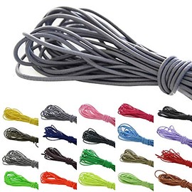Roban Fashion 10 m Elastic Rubber Cord 3 mm Elastic Cord Hat Band Choice of 32 Colours