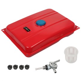 6.6 Gallons Generator Gas Fuel Tank with Valve Chrome Cap 25L 6500W Replacement for Honda EC6500