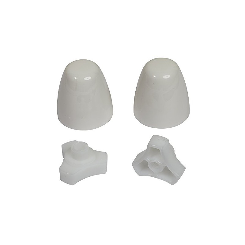 American Standard 7381148-200.0200A Bolt Cap Kit, EZ Install Toilets-White
