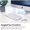 Macally Small Keyboard for Mac with USB Hub (3 Ports)