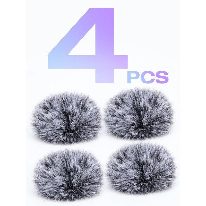 SUNMON Furry Mic Windscreen for DJI Mic 2, Furry Mic