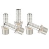QiiMii Stainless Steel 304 Male Threaded Barb Hose Pipe Fitting