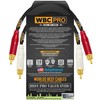 0.5 Foot RCA Cable Pair - WBC-PRO-LOCAP Low-Capacitance (14pF/ft) 22