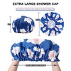Gorro Ducha Gorros Mujer Reutilizables Impermeables Dos Capas Grandes Aptos