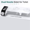 Single Nozzle Toilet Bidet Adjustable Water Pressure Plastic Toilet Self
