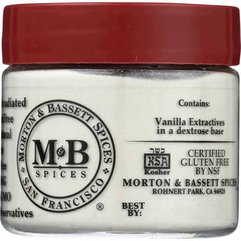 Morton & Basset, Spices Vanilla Powder, 1.1 Ounce