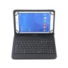 Universal Wired Type-C Slim BLACK Lightweight Stand Cover Keyboard Case