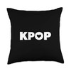 KPOP Heart Cute Korean Music Icon Graphic Throw Pillow