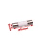 QBGTFAK 100pcs Quick Blow Ceramic Tube Fuse Assorted Kit Amp