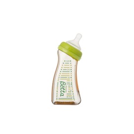 Dr. Betta Baby Bottle Brain Wide Mouth WS2 Green 240ml 0 Months and Up, Made of Polyphenylsulfone (PPSU) 240ml ~ This unique curve allows for easy drinking in the same posture as breastfeeding