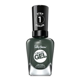 Sally Hansen Miracle Gel™, Leaf Me Be, Long Lasting, Gel-Like Formula, No UV Lamp Needed, Green Nail Polish