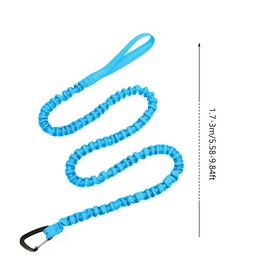 TeTupGa Bicycle Tow Rope Belt Strap Mountain Bike Parent-Child Pull Reflective Traction Portable Outdoor MTB Elastic Bicycle For Adult Kids Children (Blue)