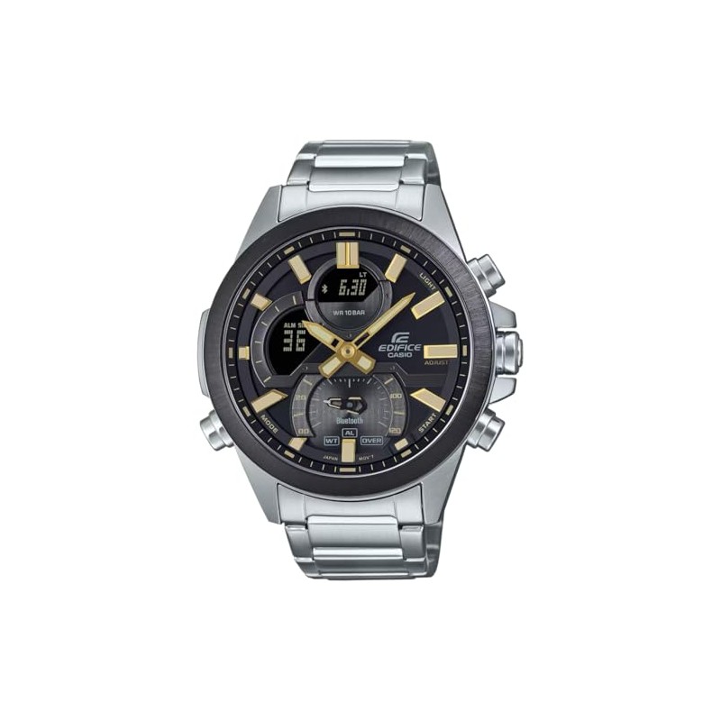 Casio Relogio Edifice ECB-30DB-1A9EF, black, ECB-30DB-1A9EF-AMZUK