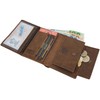 myledershop Genuine Buffalo Full Leather Wallet / Purse / Wallet