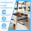 VAGUDE Soft Close Drawer Slides 1 Pair Full Extension 12