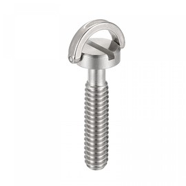 sourcing map Camera Tripod Screw 1/4 Inch Plug Mounting Screw Adapter Slotted 1.18 Inch Length for Camera Stand Microphone Holder Stainless Steel