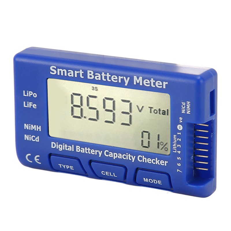 Battery Meter 5 in 1 Multifunctional Digital Battery Checker with