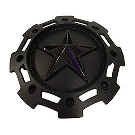 KMC XD Series Rockstar 2 SC-205 S1403-09 Black on Black 5 and 6 Lug Center Cap