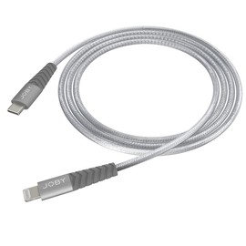 Joby 6.6' USB Type-C to Lightning Cable, Space Gray