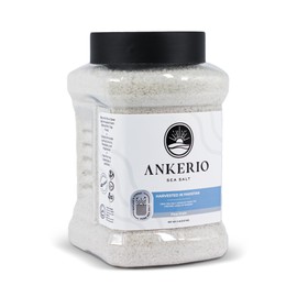 Ankerio Gray Sea Salt - 5 LB Jar, For Home Use or Food Service, Comfortable Grip Handle, Premium Pure and Natural Gray Sea Salt, Kosher Certified (Fine Grain)