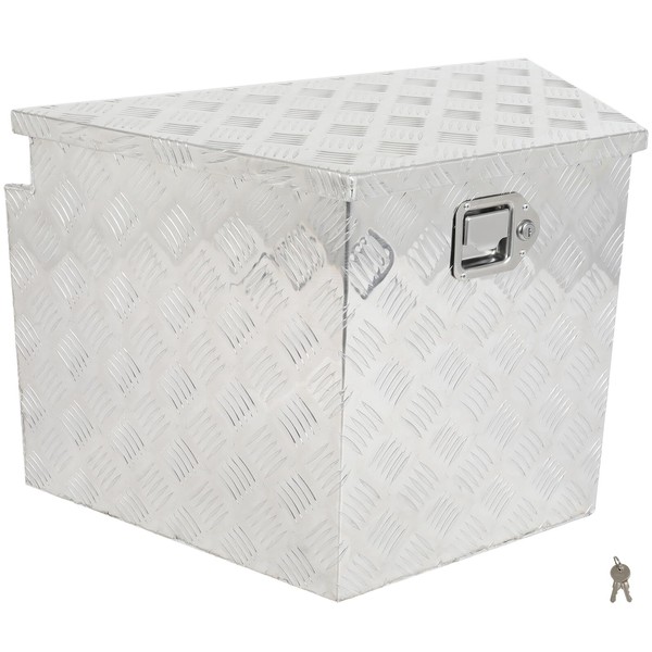 SCITOO 29 Inch Aluminum Truck Bed Tool Box,Heavy Duty Diamond