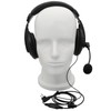 Overhead Headsets Headphones with VOX-PTT Boom Mic Compatible with Motorola
