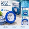 Floating Pool Thermometer for Indoor & Outdoor Use – Large-Dial