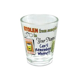 Lipco Stolen Comic Shot Glass, Glass, 1 Oz, Glassware and Drinkware