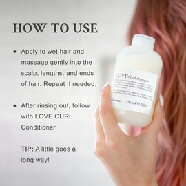 Davines LOVE CURL Shampoo | Shampoo para definir rizos | 250 ml
