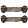 Needzo Bear Paw Drawer Handles, Rustic Home and Kitchen Decorations,