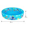 3 Rings Kiddie Pool for Toddler, 48”X12”，Kids Swimming Pool, Inflatable