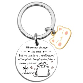 UYBEPU I'm Sorry Gifts for Her Him Apology Gifts for Him Her Im Sorry Gift for Men Women Best Apology Gift for Couples Best Friends Bestie Coworker Sister Cute Forgive Me Keychain Ideas