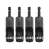 HARFINGTON 4pcs 16mm Leather Hollow Hole Punch 1/4" Hex Shank