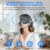 Antifaz para Dormir con Audifonos y Contorno 3D, Blackout y