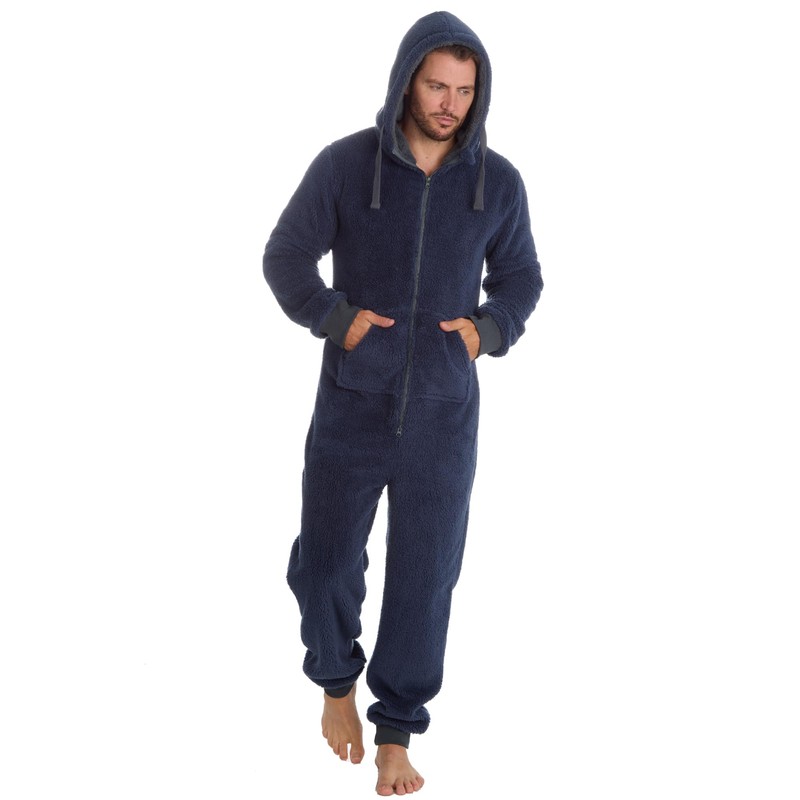 Undercover Mens Snuggle Fleece Onesie 31B1481 Navy L-XL