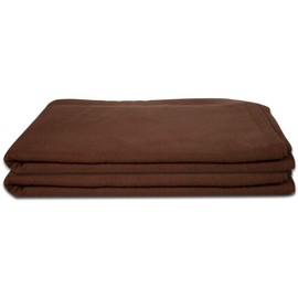 Deluxe Flannel Flat Massage Table Sheets by NRG - 100% Cotton Flannel Massage Linens - 160 GSM, 200 Thread Count - Soft Double Brushed Cotton - Oversized for Better Coverage - 63" x 100 Dark Chocolate