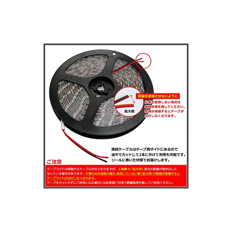 Kaito Denshi 12V Waterproof LED Tape Light 5 Meters 3