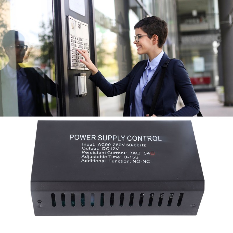Door Access Control Power Supply 12V 5A Electric Door Lock